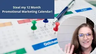 12 Month Promotional Calendar Walkthrough