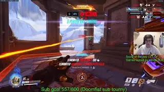 Overwatch Toxic Doomfist God Chipsa Feat Shadder2k - Intense Gameplay -