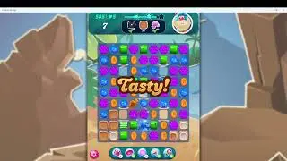 Candy Crush Saga Super Hard Level 585 Completed | Audio Talkthrough | F2P Strategy