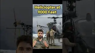 IAF Helicopter in heavy snowfall mission . #indianairforce #helicopter #rescue #mission #indianarmy