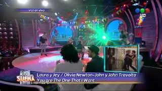 Laura y Jey son Grease en Tu Cara me Suena 2014 HD