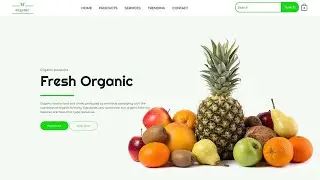 Responsive E-commerce Food Shop Website Using Bootstrap-5