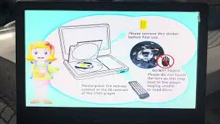 My New Wonnie Portable DVD Player Unboxing