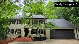 BEAUTIFUL HOME FOR SALE IN SANDY SPRINGS, GEORGIA - 4 Bedrooms - 3 Bathrooms