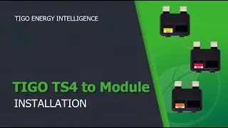How to Connect the Tigo TS4 to the Solar Module