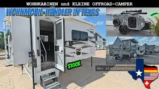 Kleine Offroad-Wohnwagen und Truck Camper bei Princess Craft RV in Austin, Texas
