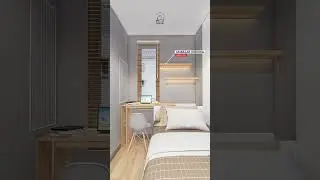 [Episode 632] Kamar Sempit Bikin Irit! 🥳 #shorts #interiordesign #kamarkos