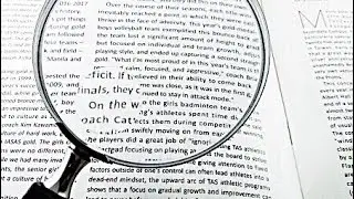 3 inch Round Handheld Magnifying Glass 4X Bifocal-8030
