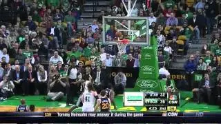 Jeff Green pump fake jab step 1 dribble midrange jump shot