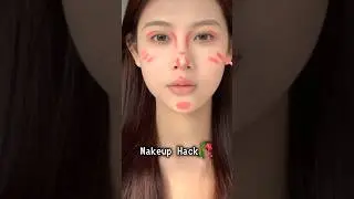 Pakistan vs Korean blush hack #simple #and #beautiful #makeuptutorial #makeuplook #trending #hack