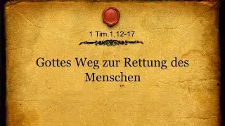 Gottes Weg zur Rettung des Menschen | Alex Hendler | 22.05.2022 | FEBG Espelkamp