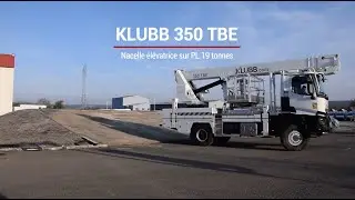 Nacelle élévatrice 35m sur poids lourd - KLUBB 350TBE