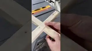 Easy Cross Lap #shorts #woodjoint