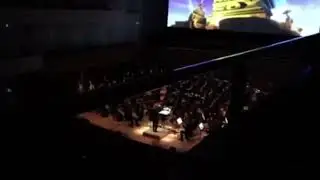 20th century fox fanfare with Star Wars in concert