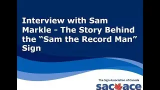 Interview with Sam Markle: The Story Behind the Sam the Record Man Sign
