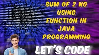 Adding two number using function in Java programming 🧑‍💻