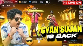 TOP 1 GLOBAL PLAYR GYANGAMING ..!  Free Fire LIVE