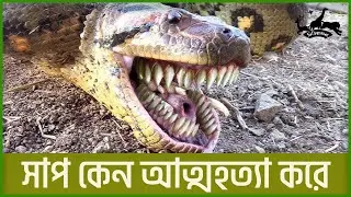সাপ কেন নিজেই নিজেকে গিলে পেলে | Snake eating another snake | চিড়িয়াখানা