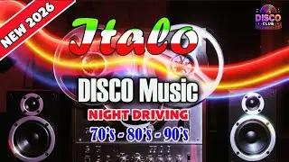 Italo Disco Driving Music | Smooth Retro Disco Drive | Relaxing 80s Synth & Euro Disco