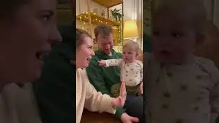 ⚡ Baby Reacts Like Adult 😨 #funny #baby #cute