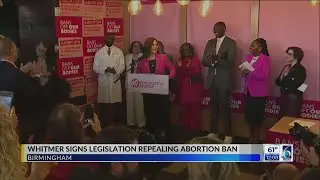 Whitmer Signs Repeal of Michigan's 1931 Abortion Ban