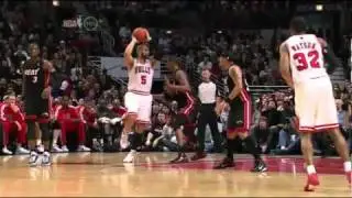 Chris Bosh flop vs. Bulls [HQ]