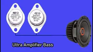 How to make Ultra Amplifier Bass with transistor, New Circuit at home, DIY Ultra Amplifier 1000W