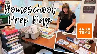 HOMESCHOOL ROOM Clean and Organize With Me | Temu School Supplies
