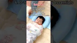 🛑 Stop Flat Head Syndrome! |Best Adjustable Baby Pillow 👶#shorts #parentingtips