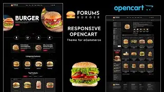 Forums Burger - Responsive OpenCart Theme for eCommerce Website Template - Installation