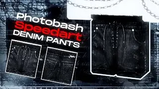 Roblox Photobash Denim Pants | Speed Art (Photoshop)