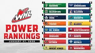 2025-26 WHL Power Rankings: Week 18