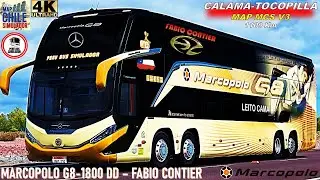 Map Chile Simulador V3 | MARCOPOLO G8-1800DD_MB | FABIO CONTIER | G8 #busesdelperu #buseschilenos