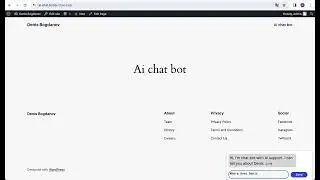 integration with OpenAi for wordpress site