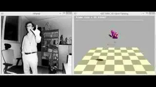 Real-time 3D Articulated Hand Tracking using Kinect V2