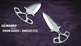 CS:GO | Shadow Daggers - Damascus Steel