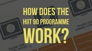 How does the HIIT 90 fitness programme work?