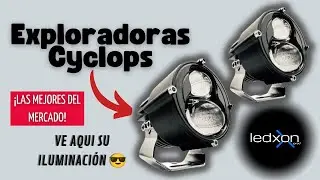 Estas son las MEJORES EXPLORADORAS LED 😱😲🔦🏍️ || LEDxon || CYCLOPS ||