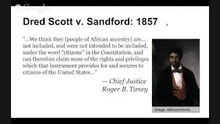 The Supreme Court Precedent Cases  Dred Scott v Sandford 1857