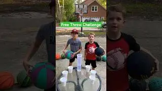 Bro Free Throw Shooting Challenge&hellip;Loser gets soaked!  #basketball #talent #shorts #skill #letsgo