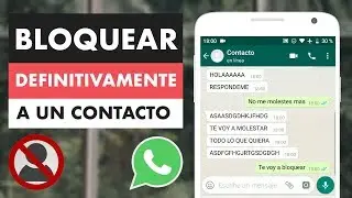 COMO BLOQUEAR A ALGUIEN EN WHATSAPP 🚫