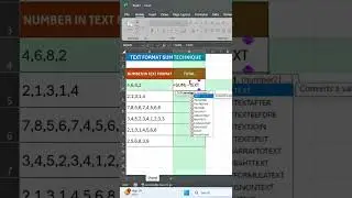 Excel tips & tricks | How to do AutoSum of Text Format,   #exceltips #exceltutorials #Sum, #autosum