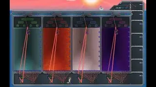 My Starbound Ship with Frackin's Universe & Liquid Generator