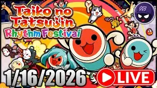 🔴 I'm Feeling the Beat in Taiko no Tatsujin: Rhythm Festival! 🥁🎶 – Part 1