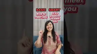 ✨Basic English vs Smart English✨Want to upgrade your everyday English?