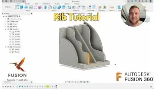 ✨ Creating Ribs in Fusion 360 🛠️ | Quick CAD Tutorial ⚡