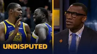 Shannon Sharpe says 'it's not a big deal' after KD and Draymond's heated exchange | NBA | UNDISPUTED
