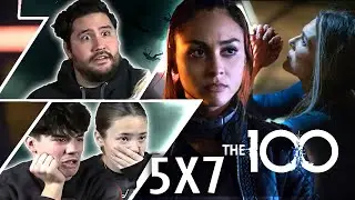 First Time Watching The 100 5x7 REACTION! | 