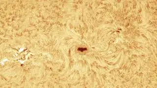 Time-Lapse of Sun / Solar in Halpha Filter Telescope