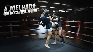 Treino de Muay Thai - Chute, avança e joelho